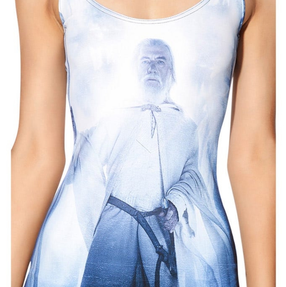 RESERVED Gandalf the White Dress